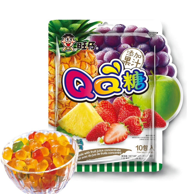 Bala de Goma QQ Sabor Frutas Sortidas 200g
