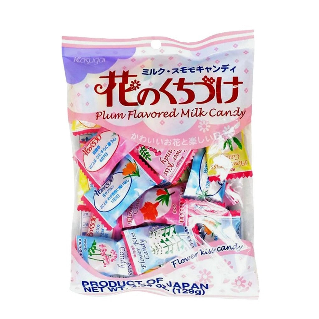Bala Japonesa Flower Kiss Ameixa e Leite 129g