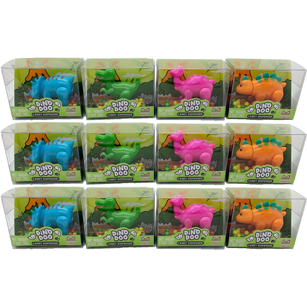 Bala com Mini Dispenser Dino Doo 9g