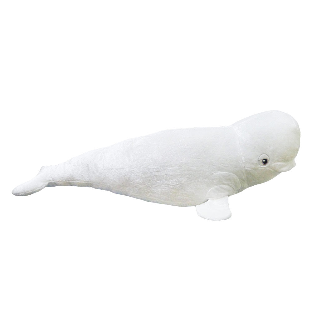 Baleia Branca de Pelúcia 25cm