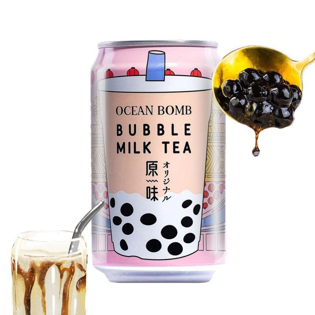 Chá com Leite e Bolhas Sabor Tradicional 315ml Ocean Bomb