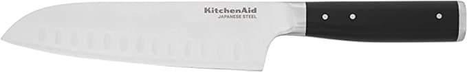 Faca Santoku Preta 18cm Kitchen Aid