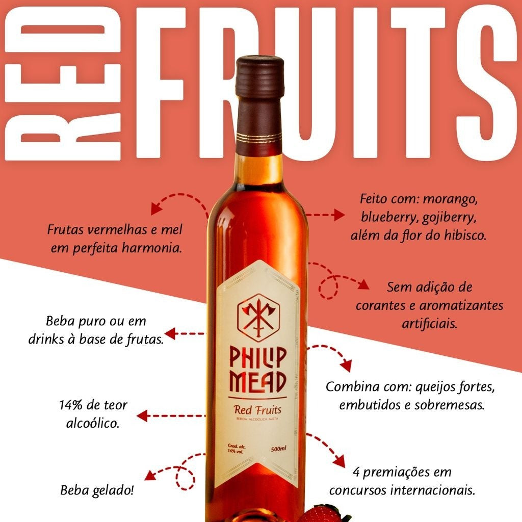 Hidromel Red Fruits Philip Mead 500ML