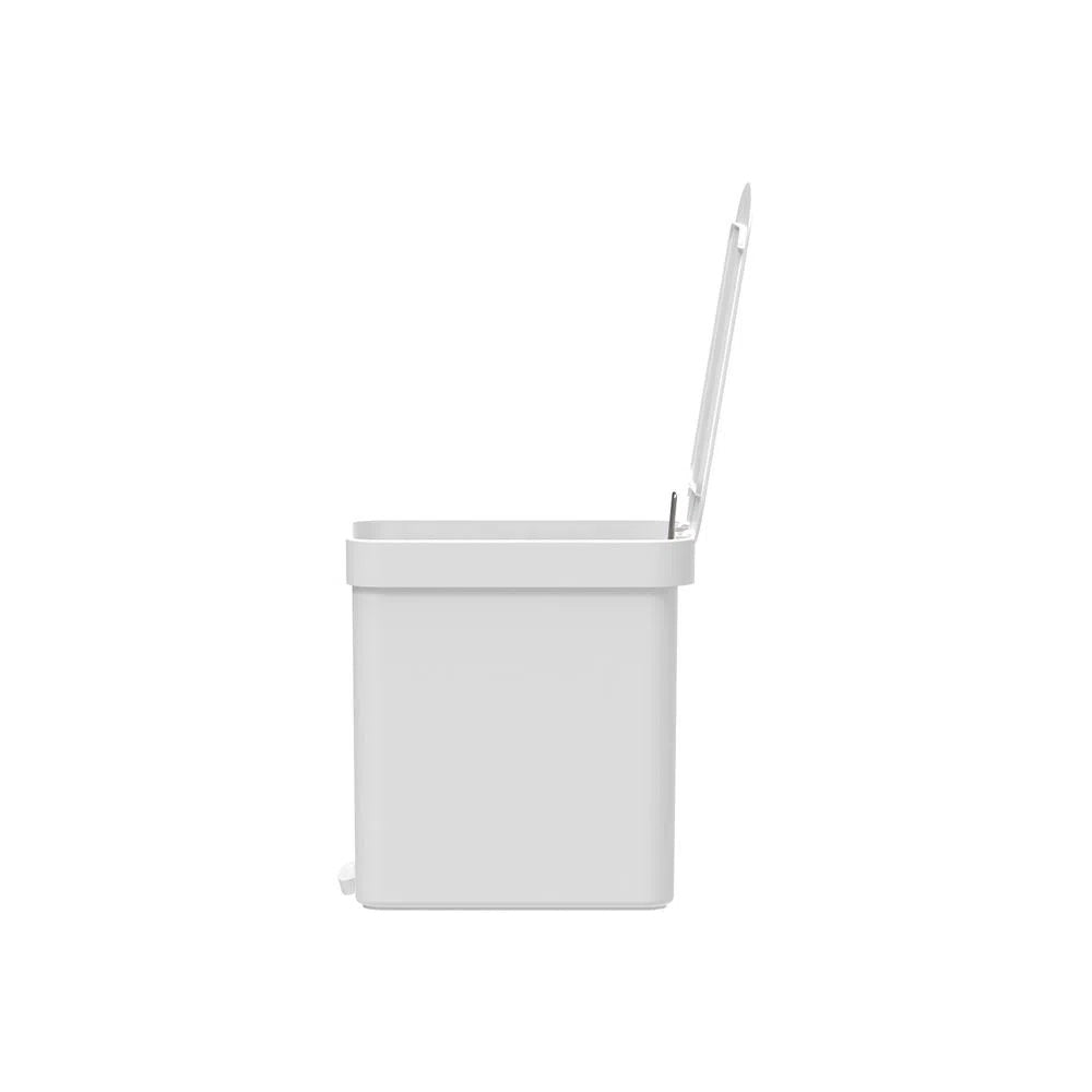 Lixeira com Pedal Trium Branco 6L