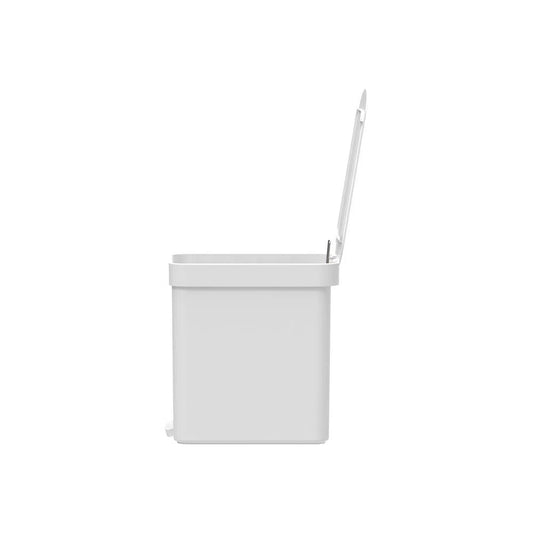 Lixeira com Pedal Trium Branco 6L