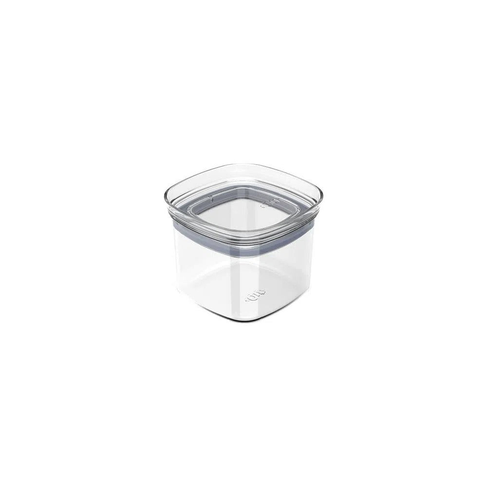 Pote Hermetico Acrilico Quadrado 450ml Ou