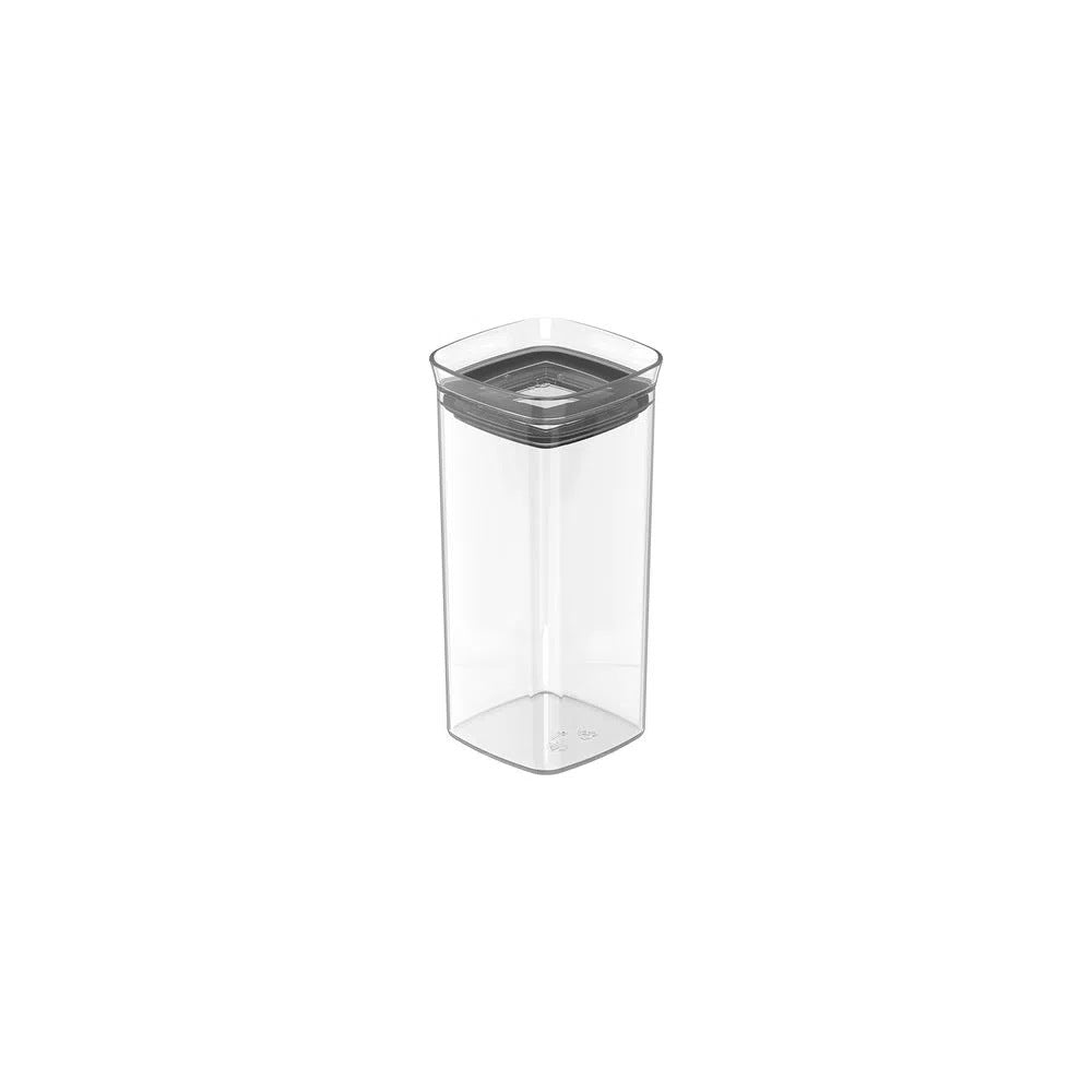 Pote Hermetico Acrilico Quadrado 340ml Ou