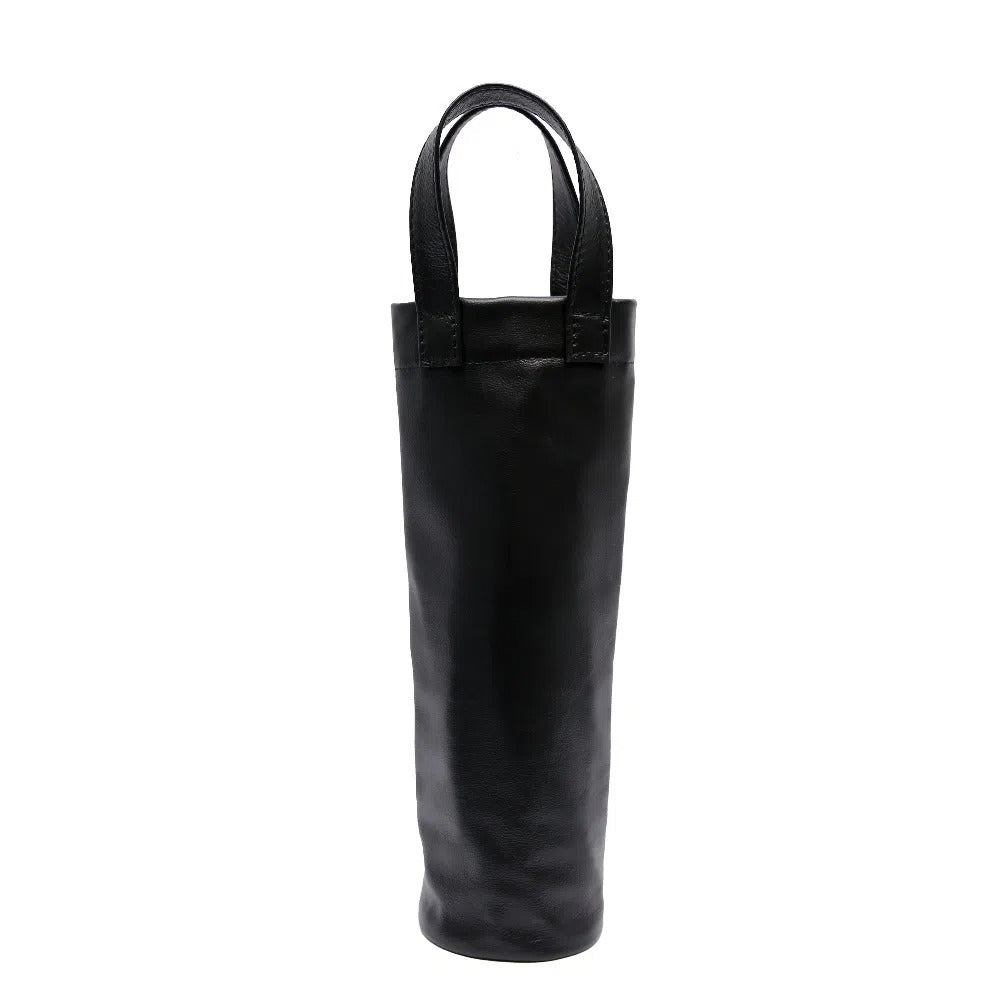 SACO TERMICO DE COURO PARA VINHO C/ ALCA PRETO VIZAPI