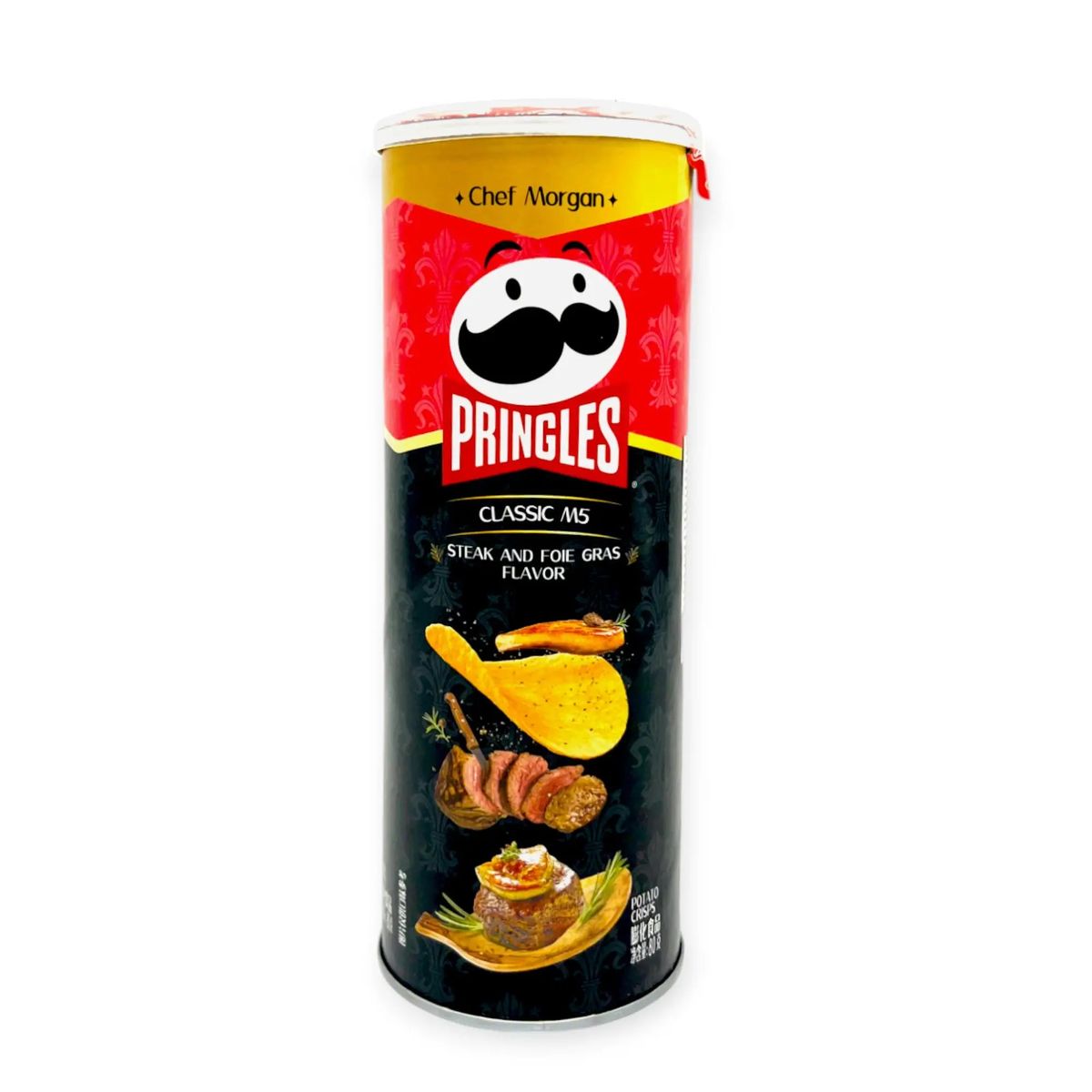 Batata Chips Sabor Steak e Foie Gras 80g Pringles