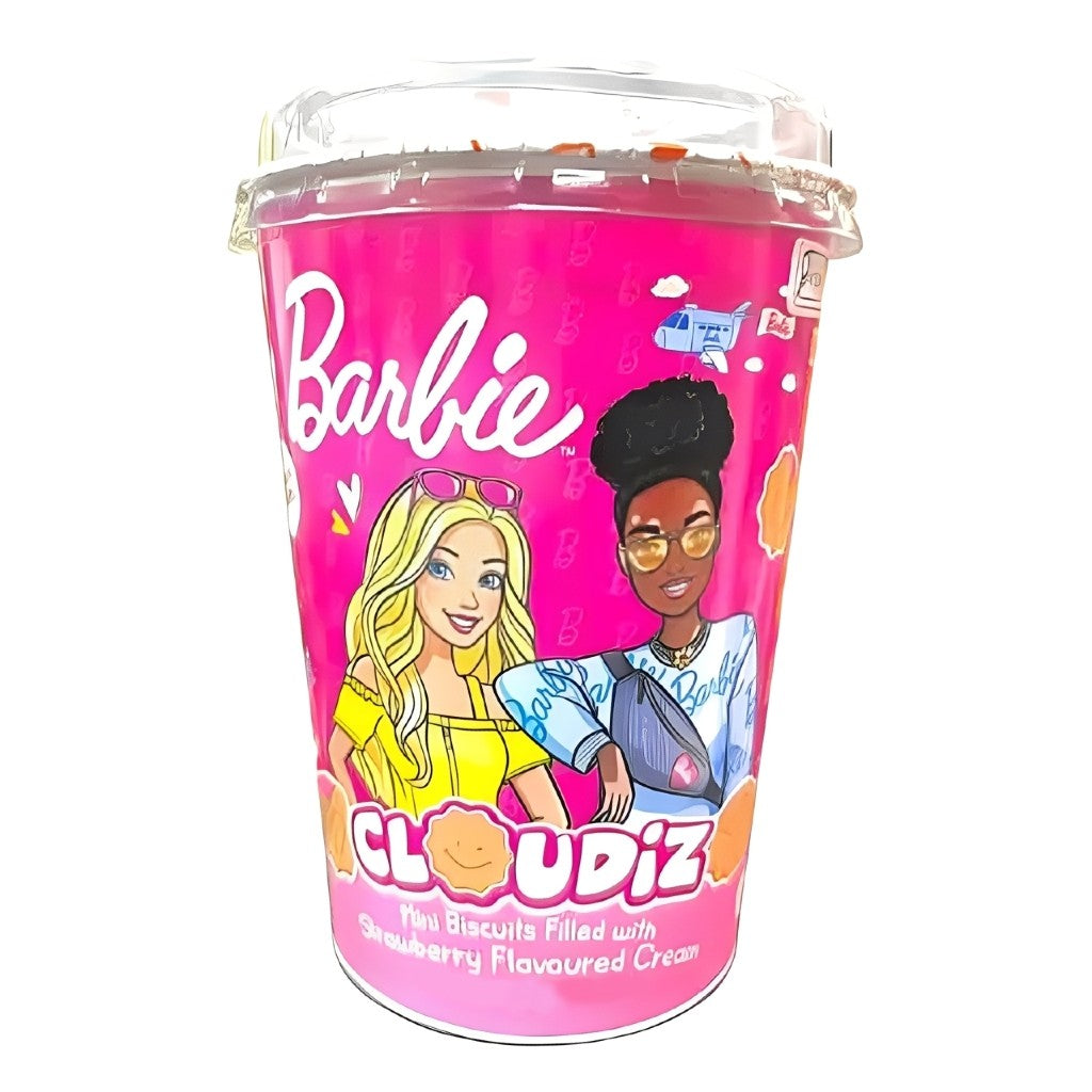 Biscoitos Recheados com Creme de Morango Barbie 125g Cloudiz