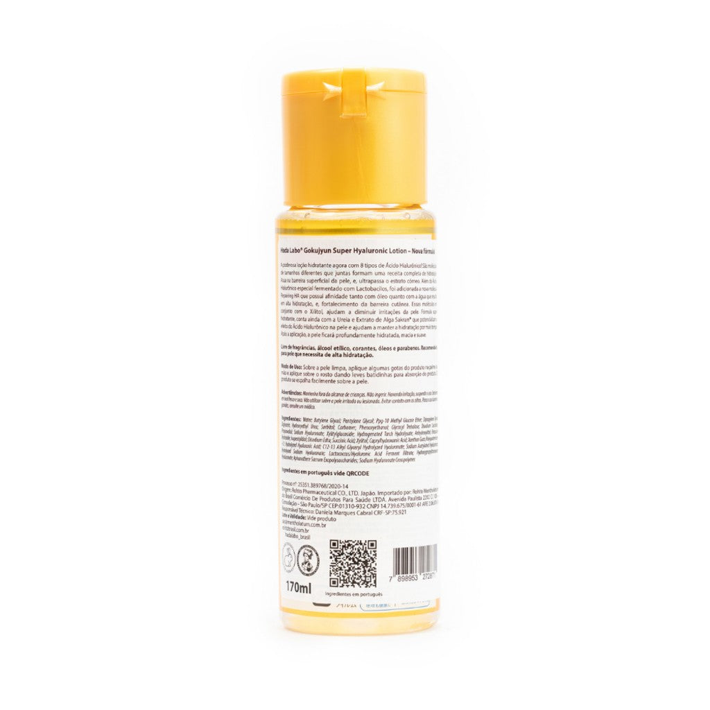 Loção Hidratante Gokujyun Super Hyaluronic 170ml Hada Labo