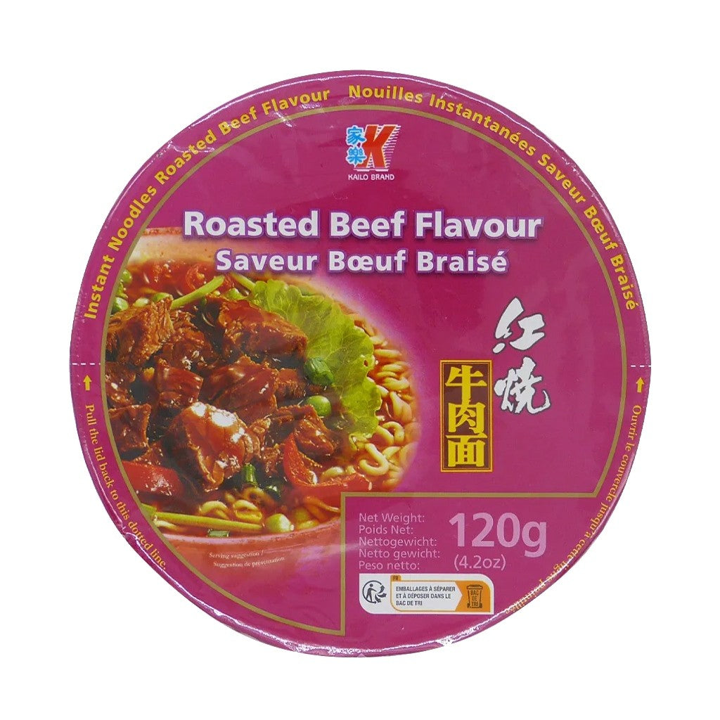 Macarrão Instantâneo Sabor Carne Assada Bovina Bowl 120g Kailo