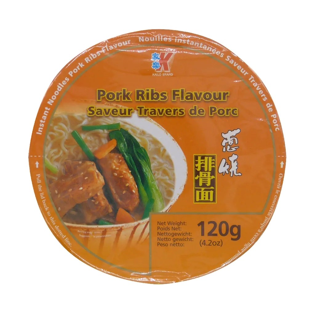 Macarrão Instantâneo Sabor Carne de Porco Bowl 120g Kailo