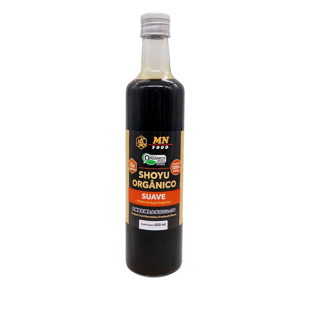 Shoyu Orgânico Suave 500ml Mn Food