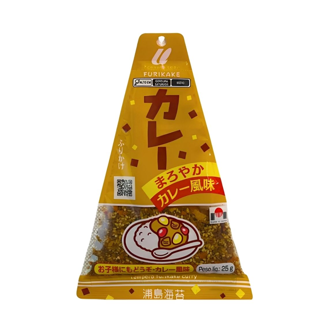Tempero para Arroz Furikake Curry 25g Urashima