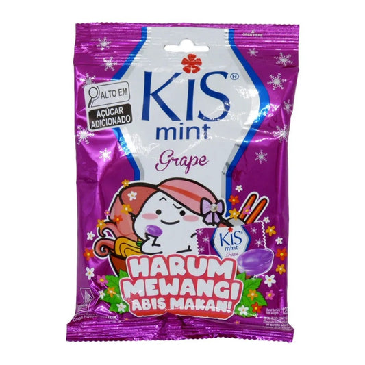 Bala Sabor Menta e Uva 125g Kis Mint
