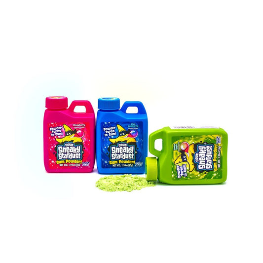 Chiclete Sneaky Stardust Morango 60g Kidsmania