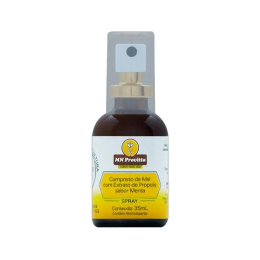 Composto de Mel e Extrato de Própolis sabor Limão e Menta 35ml Mn Provitta