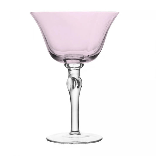 Conjunto 2 Taças Vinho Lily Rosa Cinza 300ml Wolff