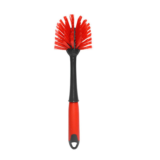 Escova Fácil Alcance com Ponta Raspadora Vermelho/Cinza Powermaid