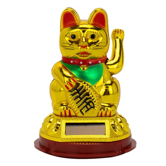 Gato da Sorte Dourado 8,5x12cm