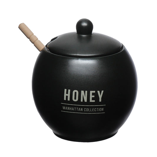Meleira Manhattan em Porcelana Preto 350ml Hauskraft