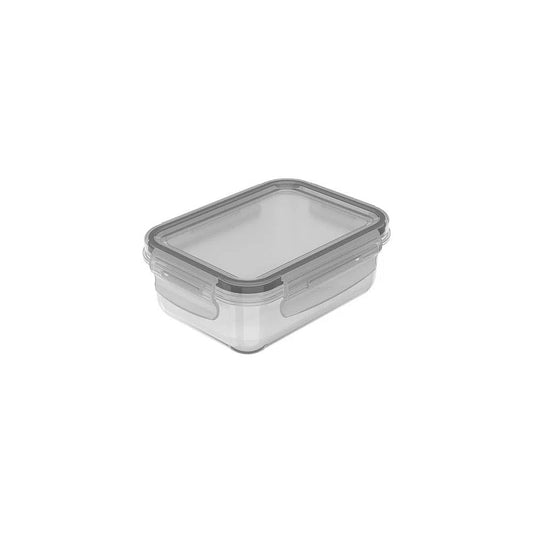 Pote organizador de Geladeira Click Retangular 380 ml - Natural