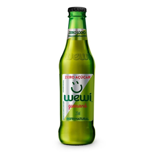 Refrigerante Guaraná Natural Zero Açúcar 255ml Wewi