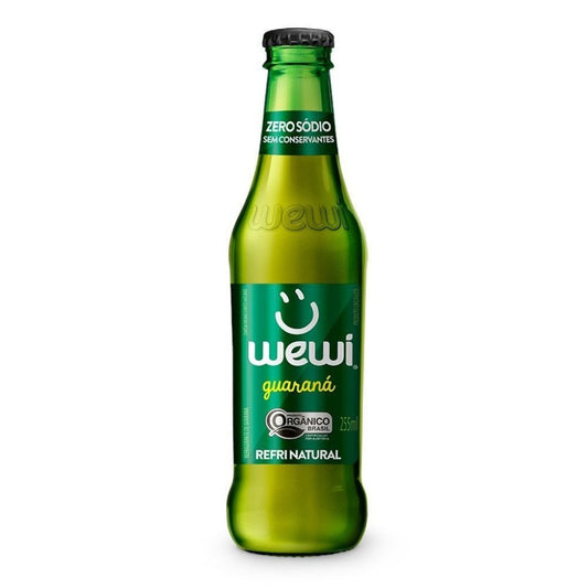 Refrigerante Guaraná Orgânico Garrafa 255ml Wewi