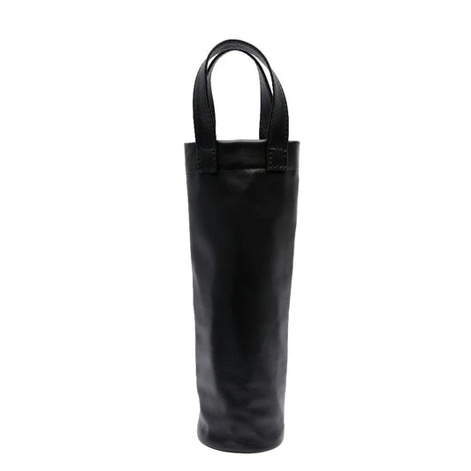 SACO TERMICO DE COURO PARA VINHO C/ ALCA PRETO VIZAPI