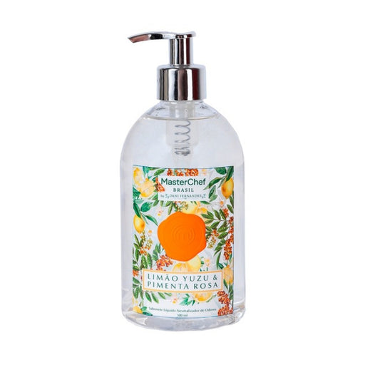 Sabonete Neutralizador MasterChef Limão Yuzu Pimenta Rosa 500ml Dani Fernandes