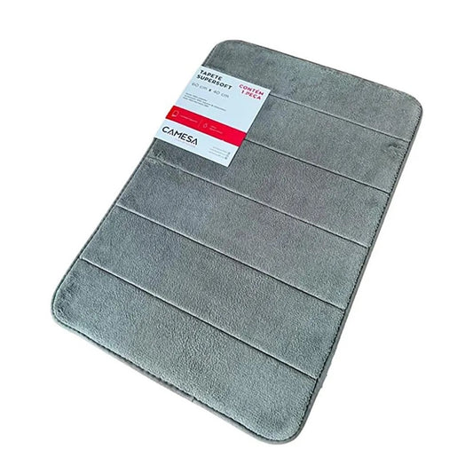 Tapete Super Soft Cinza Escuro 60x40cm Camesa