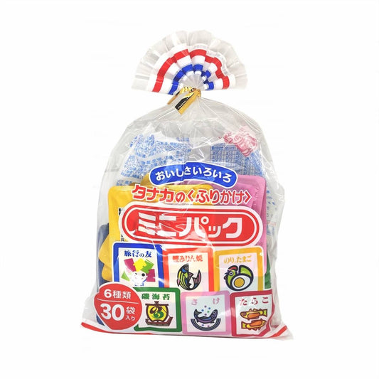 Tempero Furikake Sortido Mini Pack com 30 Unidades 60g