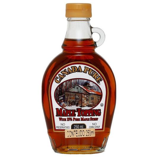 Xarope Maple Topping 15% 250ml Canada Pure
