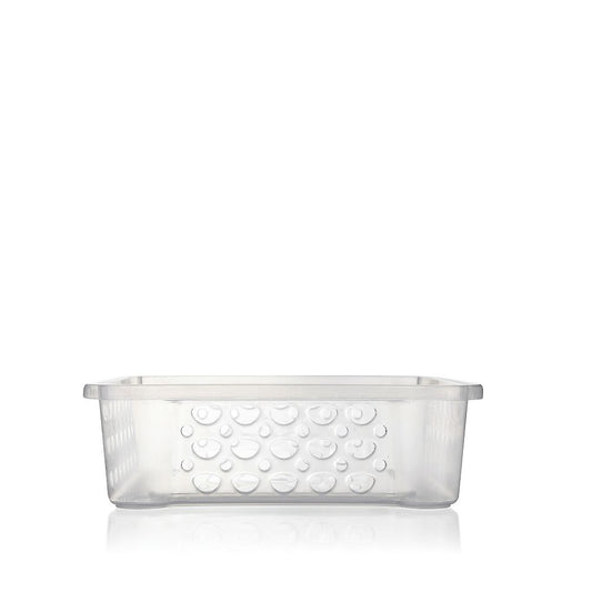 Cesta Empilhavel Plastico Transparente 1,6l Sanremo