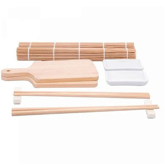Conjunto Para Sushi De Bambu Osaka 10 Pecas Lyor