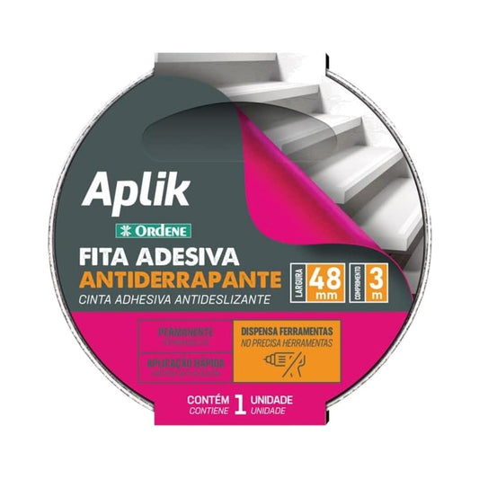 Fita Antiderrapante Branca 48mm x 3m Ordene