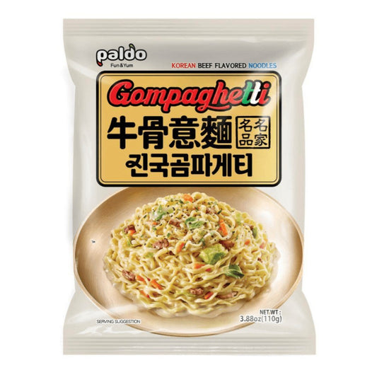 Macarrão Instantâneo Cremoso Sabor Carne Gompaghetti 110g Paldo