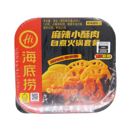 Macarrão Instantâneo com Autocozimento Frango Picante 275g Haidilao