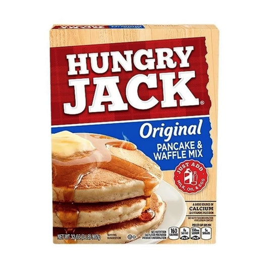 Massa para Panqueca e Waffle Original 907g Hungry Jack