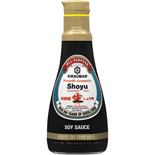 Molho de Soja Shoyu Smooth Aromatic 200ml Kikkoman