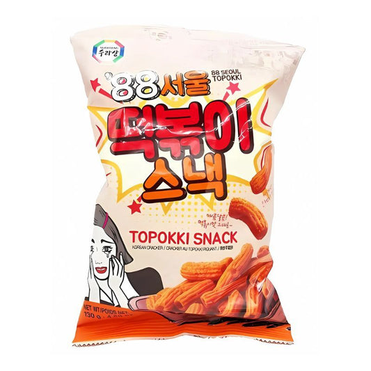 Salgadinho de Arroz Doce e Picante Topokki 130g