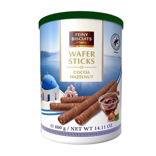 Wafer Sticks com Creme de Avelã e Cacau 400g Feiny Biscuits